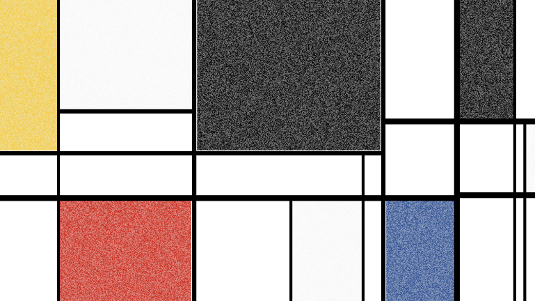 mondrian generative art